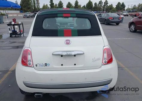 2012 Fiat 500C Lounge from USA, damaged, VIN 3C3CFFER3CT237311
